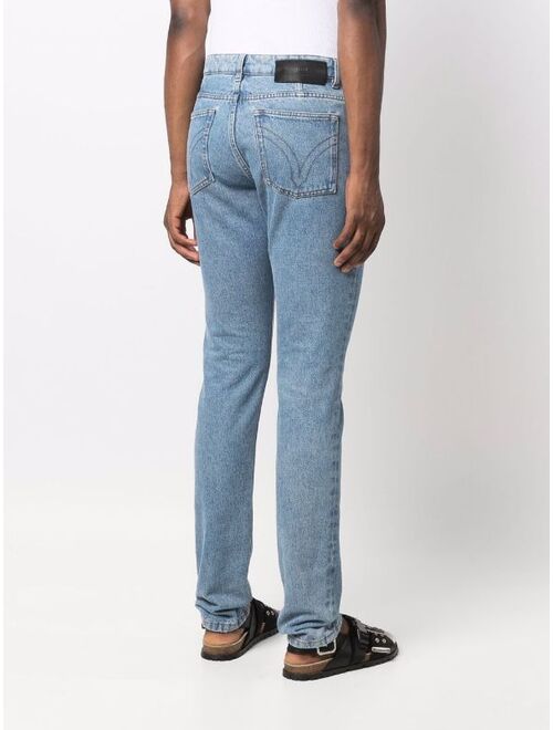 AMI Paris mid-rise straight-leg jeans