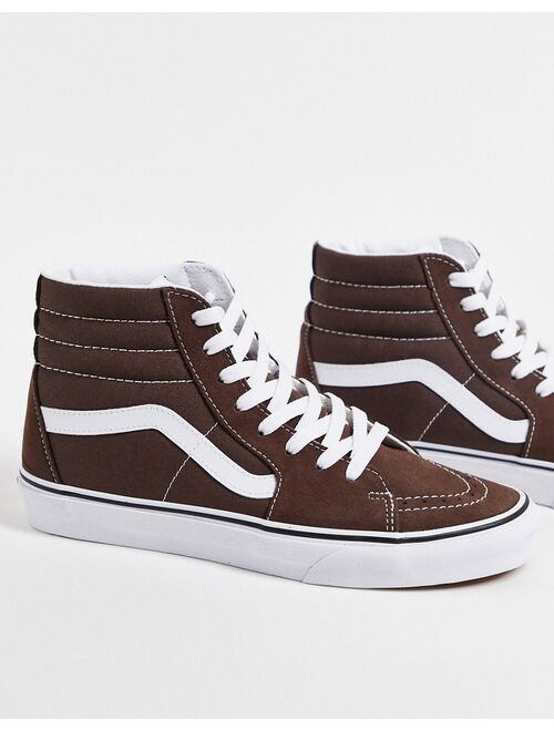 Vans SK8-Hi sneakers in burgundy