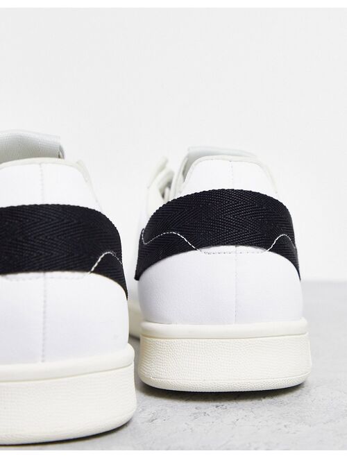 adidas Originals Parley Stan Smith sneakers in white with black heel detail