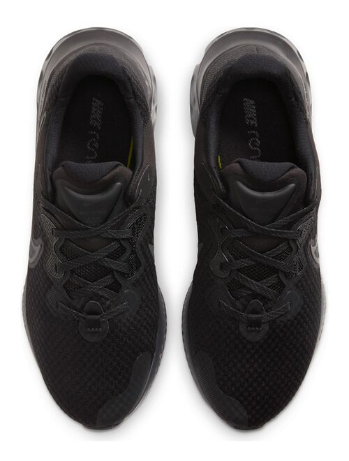 Nike Running Renew Run sneakers in triple black