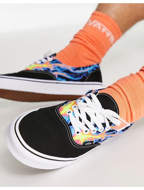 Vans Era sneakers in navy electric print