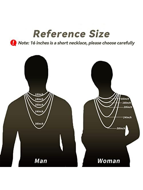 Cuban Link Chain,ICEDATA Hip Hop Link 13MM Width AAA+ Rhinestone Zinc Alloy Cuban Chain for Men