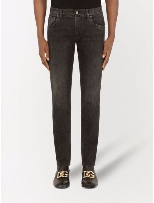 Dolce & Gabbana low-rise skinny jeans