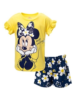 Minnie Mouse Graphic T-Shirt & Shorts