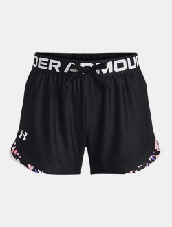 Girls' UA Play Up Tri-Color Shorts