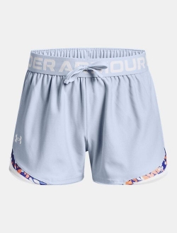 Girls' UA Play Up Tri-Color Shorts