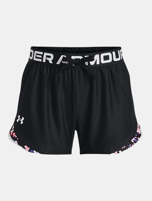 Under Armour Girls' UA Play Up Tri-Color Shorts