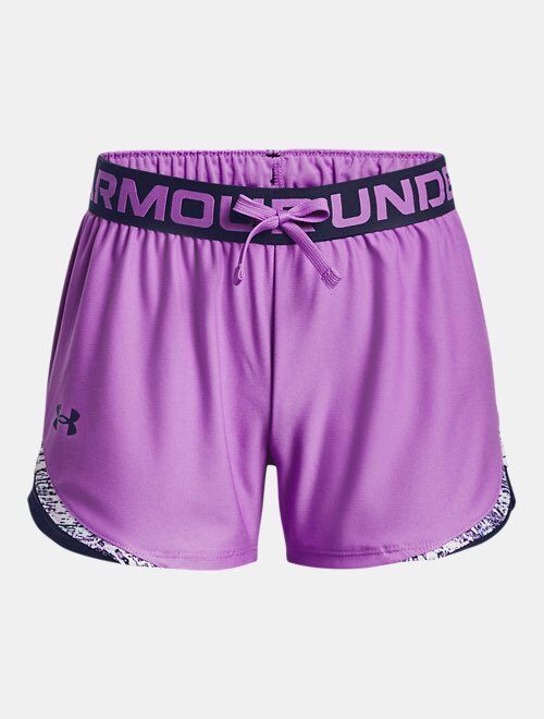 Under Armour Girls' UA Play Up Tri-Color Shorts