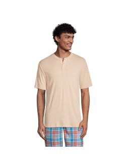 Henley Pajama Sleep Shirt