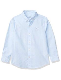 Boy's End Button Down Whale Shirt