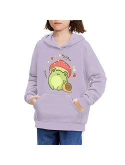 WELLFLYHOM Hoodies for Boys Girls Youth Kids Drawstring Hooded Pullover Long Sleeve Sweatshirts