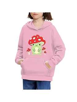 WELLFLYHOM Hoodies for Boys Girls Youth Kids Drawstring Hooded Pullover Long Sleeve Sweatshirts