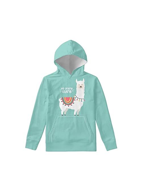 WELLFLYHOM Hoodies for Boys Girls Youth Kids Drawstring Hooded Pullover Long Sleeve Sweatshirts