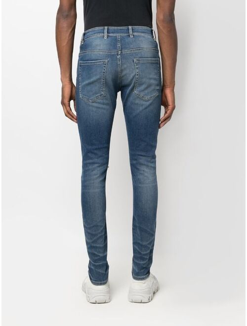 Represent Destroyer distressed-effect slim jeans