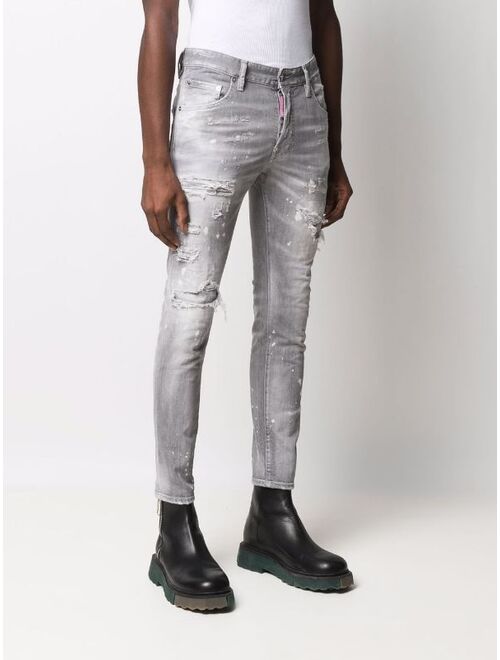 Dsquared2 distressed-effect slim-fit jeans