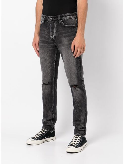 Ksubi ripped-detail skinny jeans