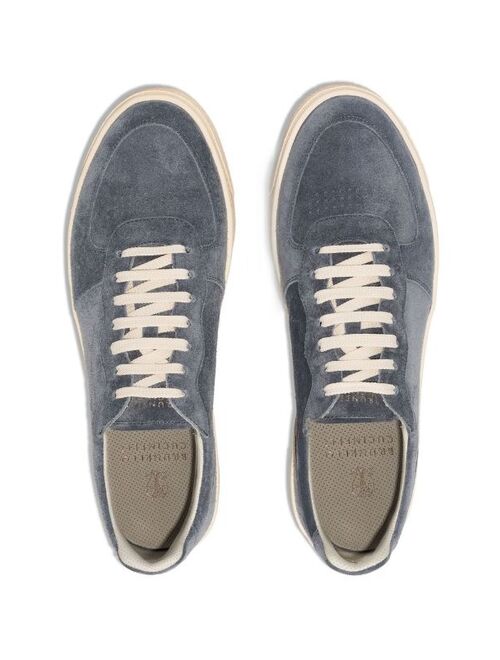 Brunello Cucinelli low-top suede sneakers