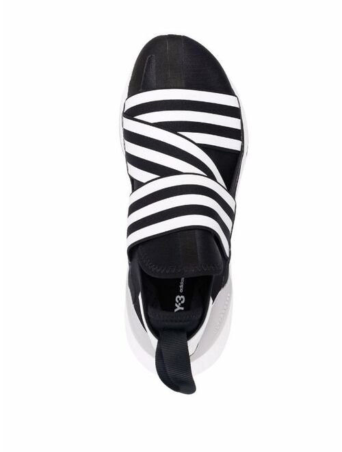 Y-3 stripe-trim sneakers