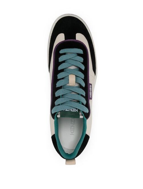 Kenzo Kourt panelled low-top sneakers