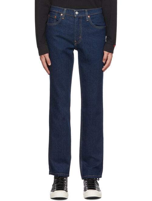 Levi's Navy 516 Straight Jeans