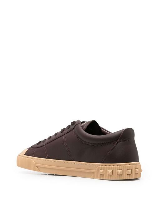 Valentino Garavani Cityplanet studded low-top sneakers