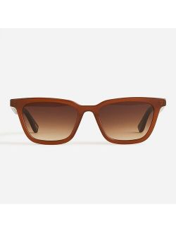 Angular wayfarer sunglasses