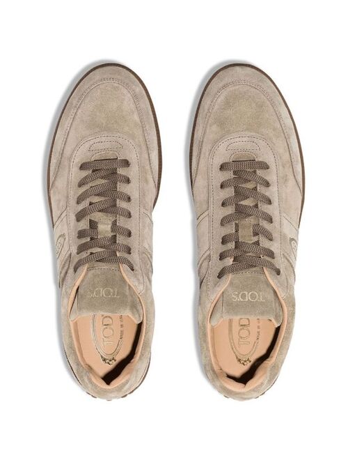 Tod's panelled low top sneakers