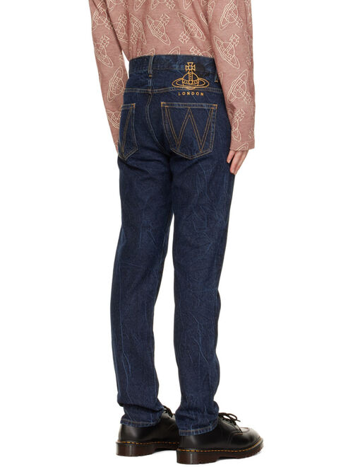 Vivienne Westwood Blue Classic Tapered Jeans