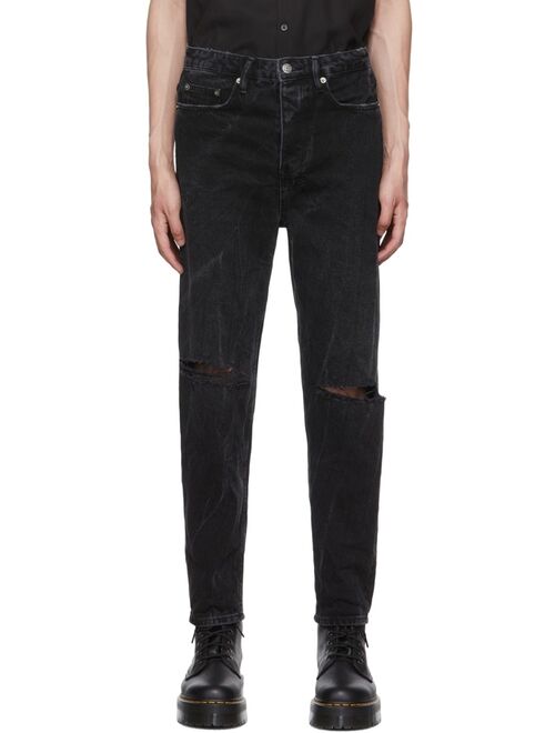 KSUBI Black Bullet Marbled Jeans