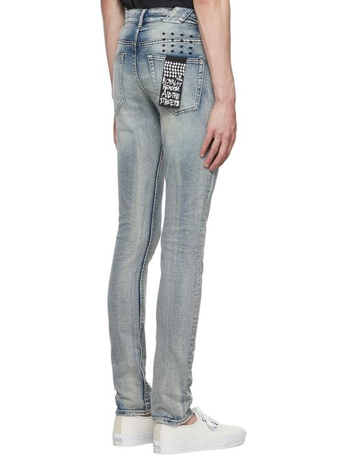 KSUBI Blue Chitch Round Three Jeans