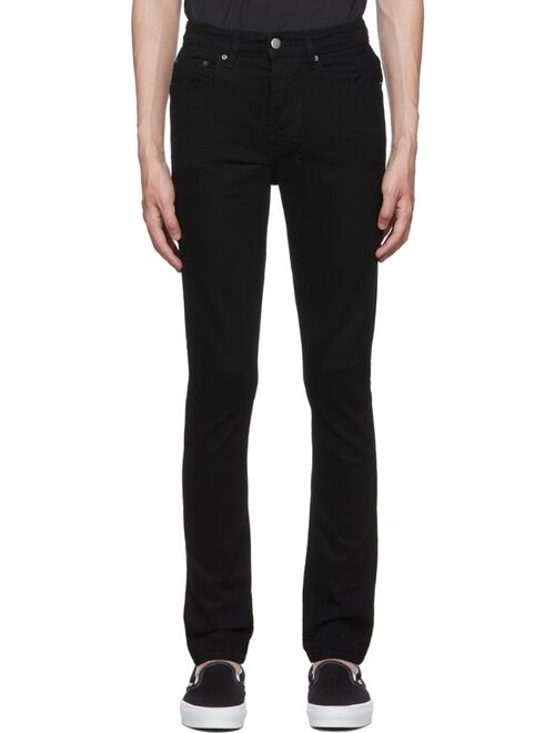 KSUBI Black Chitch Laid Jeans