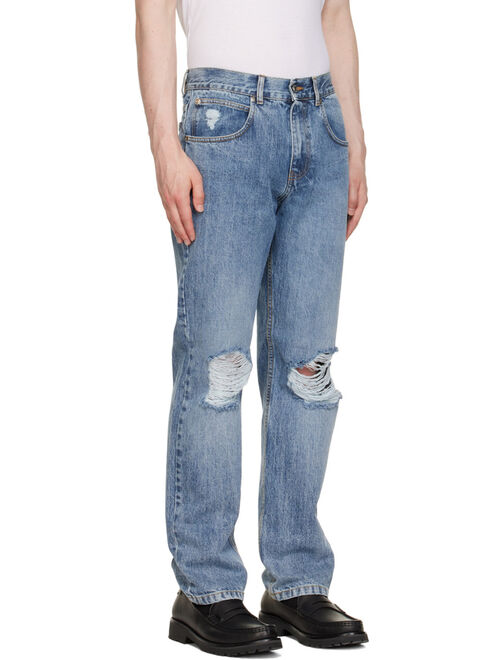 Second/Layer Blue Flaco Jeans