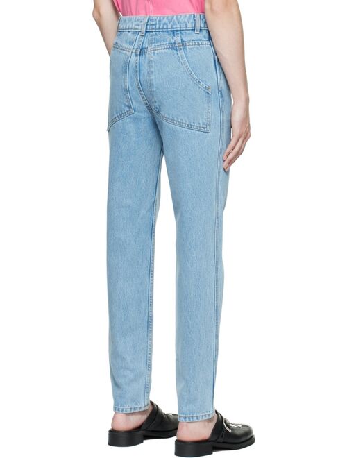 Eckhaus Latta Blue El Jeans