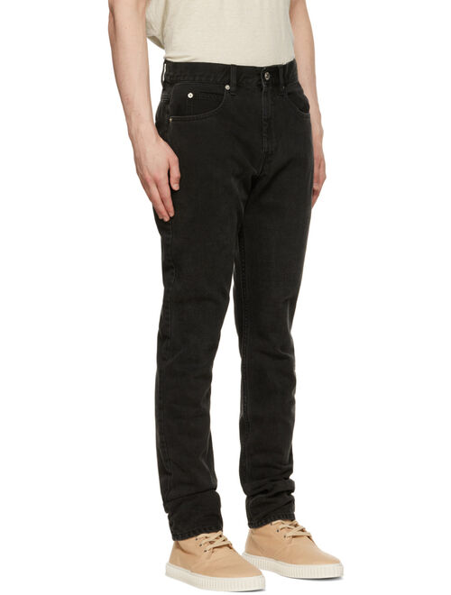 Isabel Marant Black Jack Straight-Leg Jeans