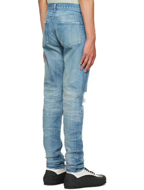 JOHN ELLIOTT Blue 'The Cast 2' Jeans