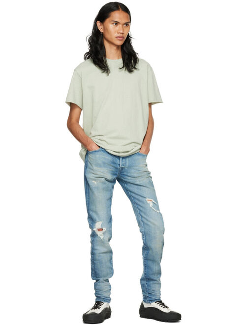 JOHN ELLIOTT Blue 'The Cast 2' Jeans