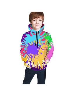 Opumxzb Math Kids Hoodies Soft Brushed Fleece Pullover Athletic Hooded Sweatshirt For Boys And Girls