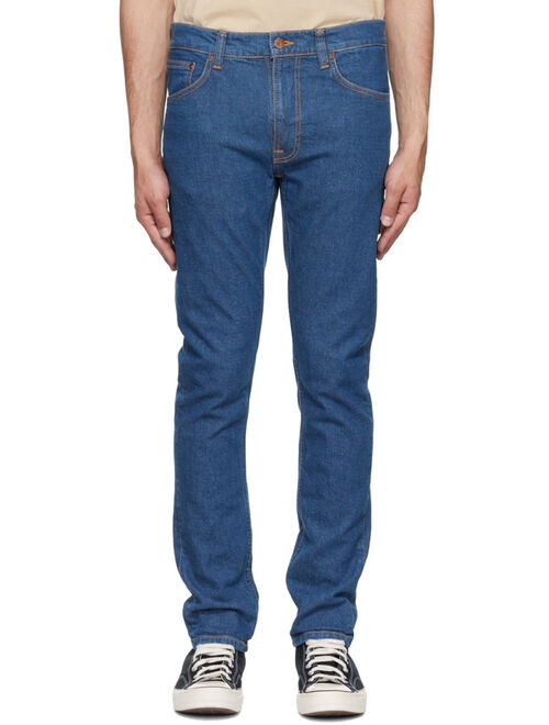 NUDIE JEANS Blue Lean Dean Jeans