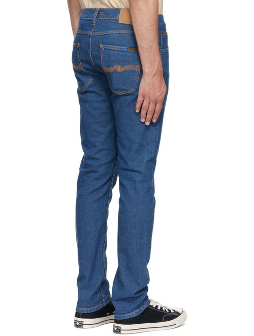 NUDIE JEANS Blue Lean Dean Jeans