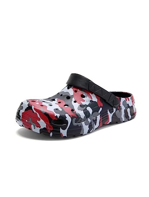 BIG WASP Kids Boys&Girls Camouflage Clogs Children's Beach Shoes