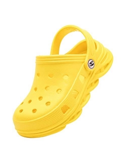 Bodatu Kids Clogs Home Garden Slip On Water Shoes for Boys Girls Indoor Outdoor Beach Sandals Children Classic Slippers