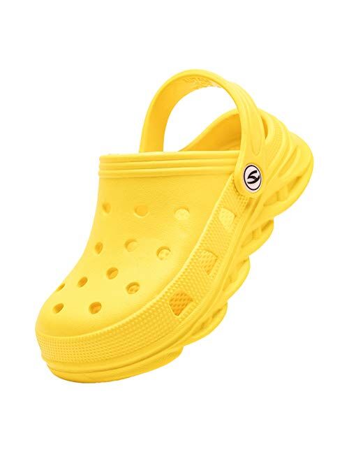 Bodatu Kids Clogs Home Garden Slip On Water Shoes for Boys Girls Indoor Outdoor Beach Sandals Children Classic Slippers