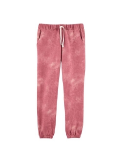 Girls 4-14 Carter's Tie-Dye Pull-On French Terry Joggers