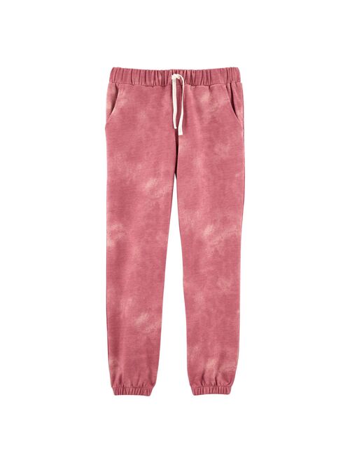 Girls 4-14 Carter's Tie-Dye Pull-On French Terry Joggers