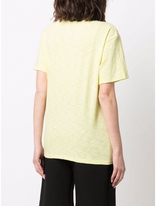 Theory round neck cotton T-shirt