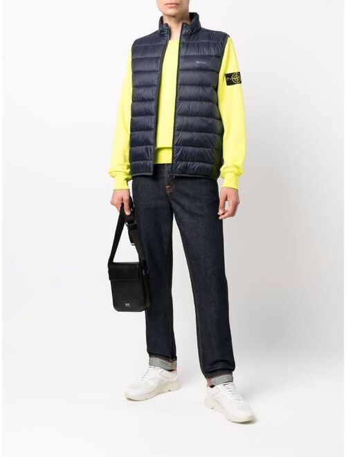 Barbour logo puffer gilet