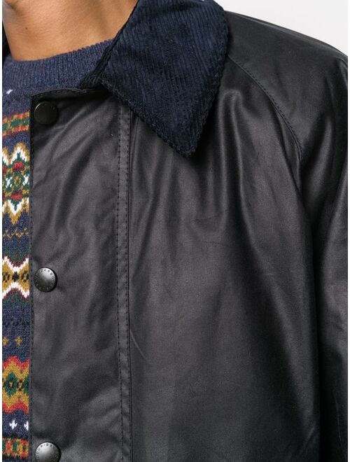 Barbour Beaufort snap-fastening jacket