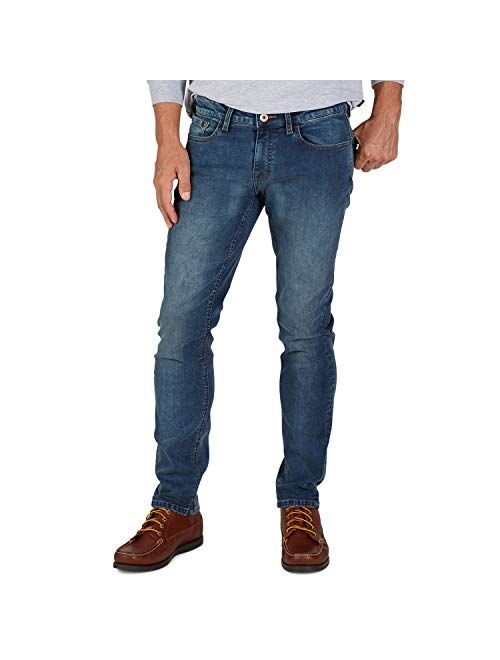 Weatherproof Vintage Men's Slim Fit Super-Soft Stretch Denim Jeans, Five Pocket