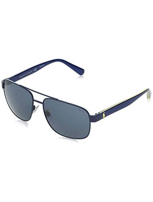 Polo Ralph Lauren Men's Ph3130 Square Sunglasses