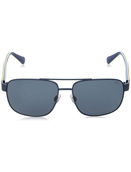 Polo Ralph Lauren Men's Ph3130 Square Sunglasses